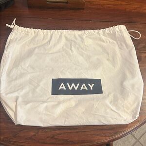 AWAY drawstring cotton DUST BAG Laundry Bag  | 22”L x 17H x 7.5" D Large Depth